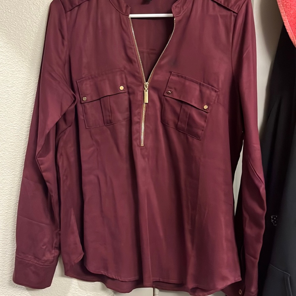 Women’s Shirt M Burgundy